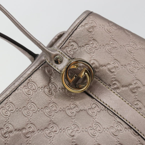 GUCCI GG Canvas GG Twins Tote Bag Pink Gold 232957 Auth 175514A