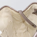 GUCCI GG Canvas GG Twins Tote Bag Pink Gold 232957 Auth 175514A-19