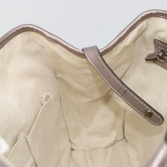 GUCCI GG Canvas GG Twins Tote Bag Pink Gold 232957 Auth 175514A