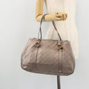 GUCCI GG Canvas GG Twins Tote Bag Pink Gold 232957 Auth 175514A-22