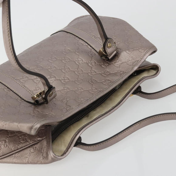 GUCCI GG Canvas GG Twins Tote Bag Pink Gold 232957 Auth 175514A
