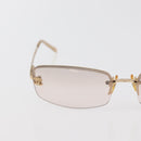 CHANEL COCO Mark Sunglasses metal Gold Tone 4093-B CC Auth 175518-4