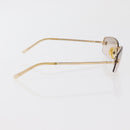 CHANEL COCO Mark Sunglasses metal Gold Tone 4093-B CC Auth 175518-6
