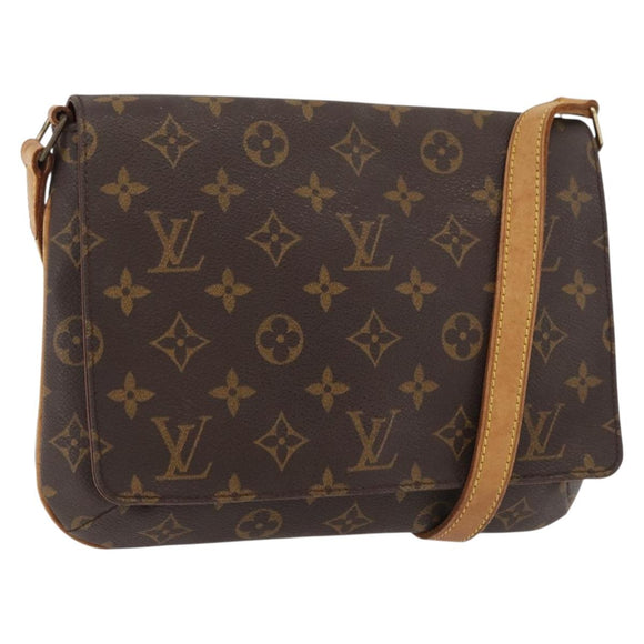 LOUIS VUITTON Monogram Musette Tango Short Strap Bag M51257 Auth 175522