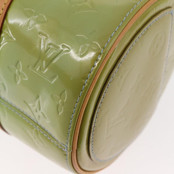 LOUIS VUITTON Monogram Vernis Bedford Hand Bag Baby Blue M91007 LV Auth 175526