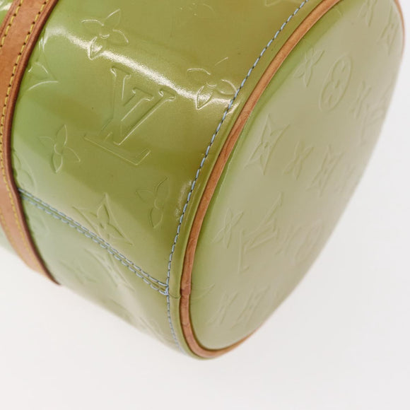 LOUIS VUITTON Monogram Vernis Bedford Hand Bag Baby Blue M91007 LV Auth 175526