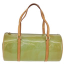 LOUIS VUITTON Monogram Vernis Bedford Hand Bag Baby Blue M91007 LV Auth 175526-13