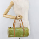 LOUIS VUITTON Monogram Vernis Bedford Hand Bag Baby Blue M91007 LV Auth 175526-21