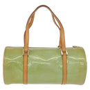 LOUIS VUITTON Monogram Vernis Bedford Hand Bag Baby Blue M91007 LV Auth 175526-2