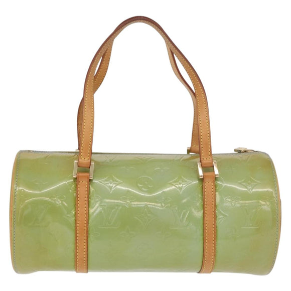 LOUIS VUITTON Monogram Vernis Bedford Hand Bag Baby Blue M91007 LV Auth 175526