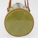 LOUIS VUITTON Monogram Vernis Bedford Hand Bag Baby Blue M91007 LV Auth 175526-3