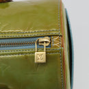 LOUIS VUITTON Monogram Vernis Bedford Hand Bag Baby Blue M91007 LV Auth 175527-17