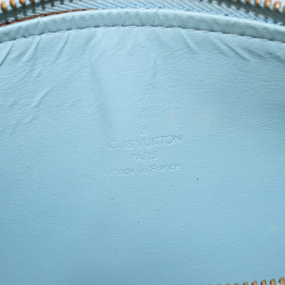 LOUIS VUITTON Monogram Vernis Bedford Handtas Babyblauw M91007 LV Auth 175527