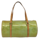 LOUIS VUITTON Monogram Vernis Bedford Hand Bag Baby Blue M91007 LV Auth 175527-2