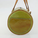 LOUIS VUITTON Monogram Vernis Bedford Hand Bag Baby Blue M91007 LV Auth 175527-4