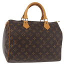 LOUIS VUITTON Monogram Speedy 30 Hand Bag M41526 LV Auth 175538A-1