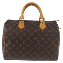 LOUIS VUITTON Monogram Speedy 30 Hand Bag M41526 LV Auth 175538A-13