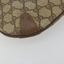 GUCCI GG Supreme Web Sherry Line Bag PVC Beige Gold 904 02 026 Auth 175546-16