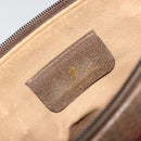 GUCCI GG Supreme Web Sherry Line Bag PVC Beige Gold 904 02 026 Auth 175546-20