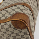 GUCCI GG Supreme Boston Bag PVC Beige Gold Auth 175548-13