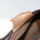 GUCCI GG Supreme Boston Bag PVC Beige Gold Auth 175548-19