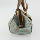 Salvatore Ferragamo Gancini Tote Bag Canvas Brown Auth 175554-5