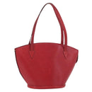 LOUIS VUITTON Epi Saint Jacques Shopping Shoulder Bag Red M52277 LV Auth 175555-1