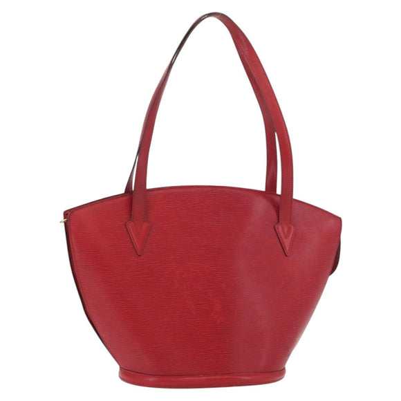 LOUIS VUITTON Epi Saint Jacques Shopping Shoulder Bag Red M52277 LV Auth 175555