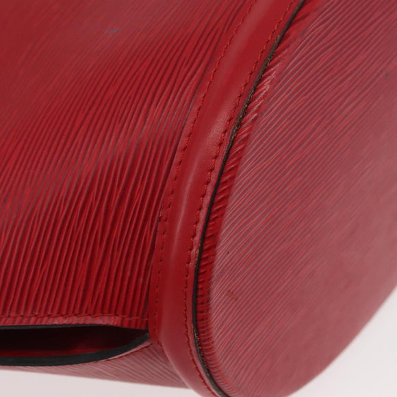 LOUIS VUITTON Epi Saint Jacques Shopping Shoulder Bag Red M52277 LV Auth 175555