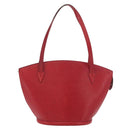 LOUIS VUITTON Epi Saint Jacques Shopping Shoulder Bag Red M52277 LV Auth 175555-13