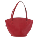 LOUIS VUITTON Epi Saint Jacques Shopping Shoulder Bag Red M52277 LV Auth 175555-2