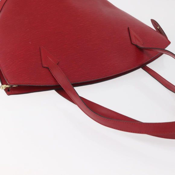 LOUIS VUITTON Epi Saint Jacques Shopping Shoulder Bag Red M52277 LV Auth 175555