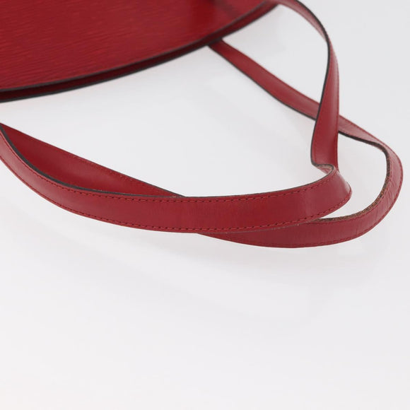 LOUIS VUITTON Epi Saint Jacques Shopping Shoulder Bag Red M52277 LV Auth 175555