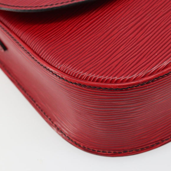 LOUIS VUITTON Epi Saint Cloud GM Shoulder Bag Red M52197 LV Auth 175557A