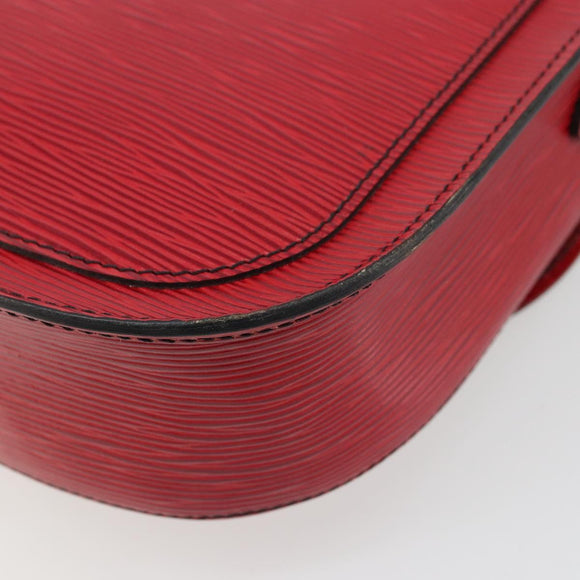 LOUIS VUITTON Epi Saint Cloud GM Shoulder Bag Red M52197 LV Auth 175557A
