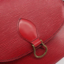 LOUIS VUITTON Epi Saint Cloud GM Shoulder Bag Red M52197 LV Auth 175557A-14