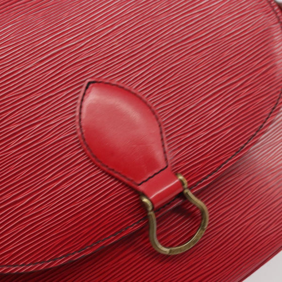 LOUIS VUITTON Epi Saint Cloud GM Shoulder Bag Red M52197 LV Auth 175557A