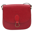 LOUIS VUITTON Epi Saint Cloud GM Shoulder Bag Red M52197 LV Auth 175557A-2
