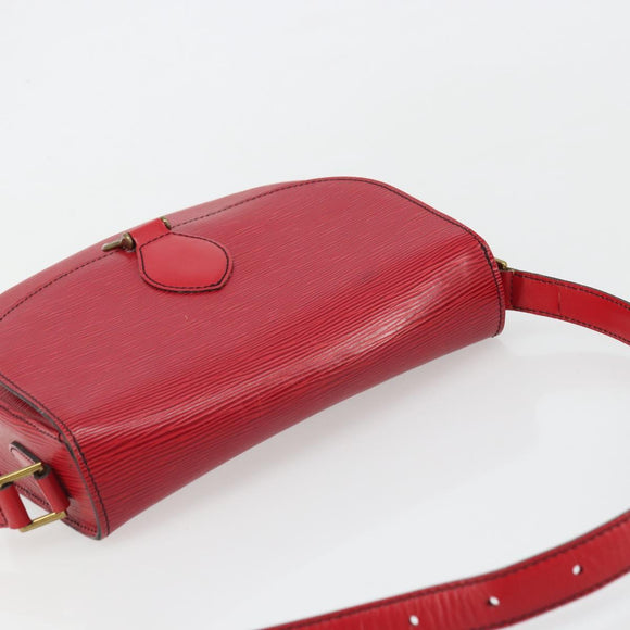 LOUIS VUITTON Epi Saint Cloud GM Shoulder Bag Red M52197 LV Auth 175557A