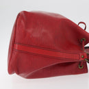 LOUIS VUITTON Epi Petit Noe Shoulder Bag Red M44107 LV Auth 175562-3