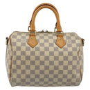 LOUIS VUITTON Damier Azur Speedy Bandouliere 25 Hand Bag N41000 LV Auth 175563-13