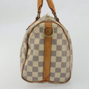 LOUIS VUITTON Damier Azur Speedy Bandouliere 25 Hand Bag N41000 LV Auth 175563-3