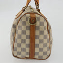 LOUIS VUITTON Damier Azur Speedy Bandouliere 25 Hand Bag N41000 LV Auth 175563-4