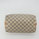LOUIS VUITTON Damier Azur Speedy Bandouliere 25 Hand Bag N41000 LV Auth 175563-5