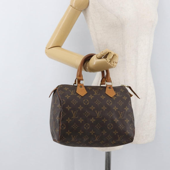 LOUIS VUITTON Monogram Speedy 25 Hand Bag M41528 LV Auth 175567A