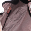 GUCCI GG Canvas Shoulder Bag Beige Silver 122790 Auth 175568-11
