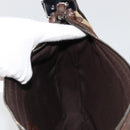 GUCCI GG Canvas Shoulder Bag Beige Silver 122790 Auth 175568-19