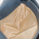 CHANEL Chain Matelasse 25 Shoulder Bag Lamb Skin Blue Gold CC Auth 175572A-23