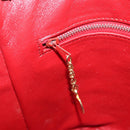 CELINE Shoulder Bag Leather Green Gold Auth 175580A-21