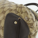 GUCCI GG Crystal Tote Bag Coated Canvas Beige Gold 223963 Auth 175582-10